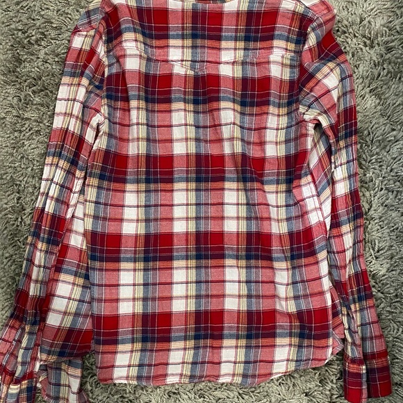 Red Plaid Hollister Shirt - Picture 4 of 4